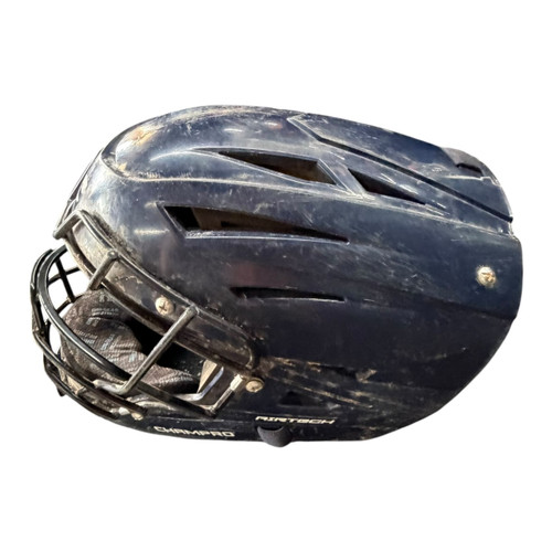 Vist Large View of Product Image Which is Used Champro AIRTECH Catchers Helmet w/Mask Navy Blue MD