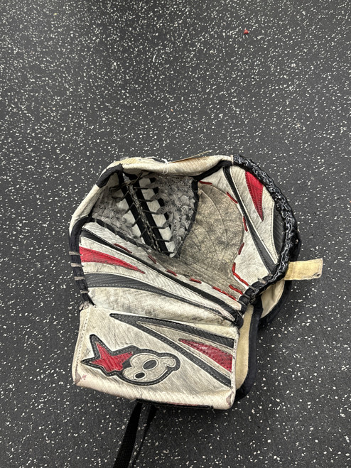 Vist Large View of Product Image Which is Used Brians FOCUS Senior Goalie Catcher White