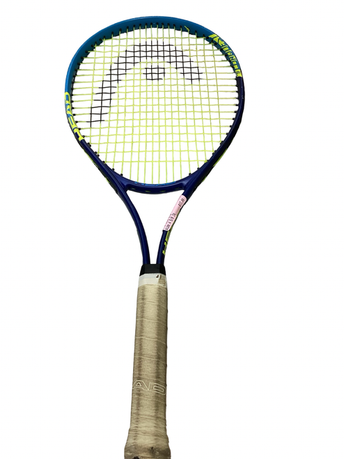 Vist Large View of Product Image Which is Used Head TI CONQUEST Adult Tennis Racquet Royal Blue 4 5/8"