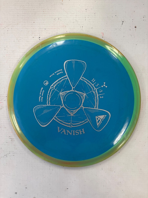 Vist Large View of Product Image Which is Used Axiom VANISH Disc Golf Driver Royal Blue