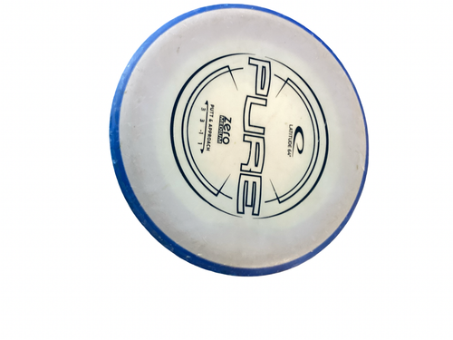 Vist Large View of Product Image Which is Used Latitude 64 PURE ZERO MEDIUM Disc Golf Putter Royal Blue