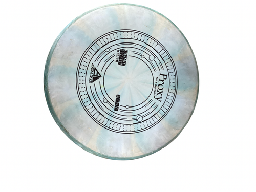 Vist Large View of Product Image Which is Used Axiom PROXY Disc Golf Putter Carolina Blue