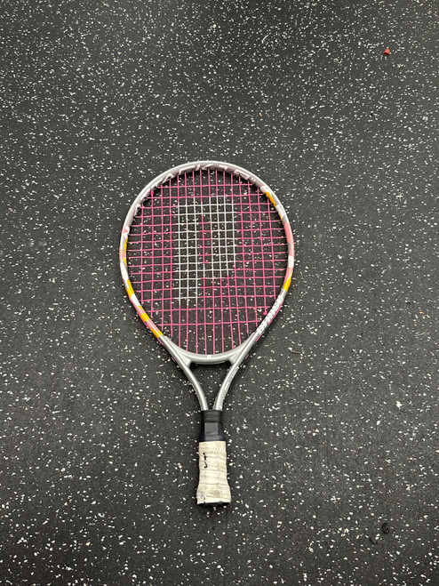 Vist Large View of Product Image Which is Used Prince AIR Junior Tennis Racquet Pink 19"