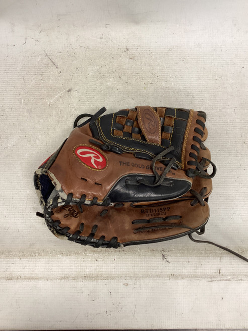 Vist Large View of Product Image Which is Used Rawlings RTD GLOVE BB/SB Glove RH Throw Brown 11 1/2"