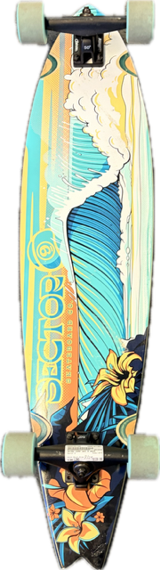 Vist Large View of Product Image Which is Used Sector 9 WAVE Complete Skateboard Royal Blue Long