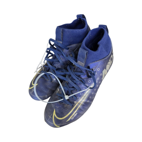 Vist Large View of Product Image Which is Used Nike JR MERCURIAL SUPERFLY CLEATS Soccer Cleats Navy Blue Junior 03.5