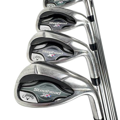 Vist Large View of Product Image Which is Used Callaway STEELHEAD XR Men's RH Iron Set 5I-AW Regular Flex Steel Shaft