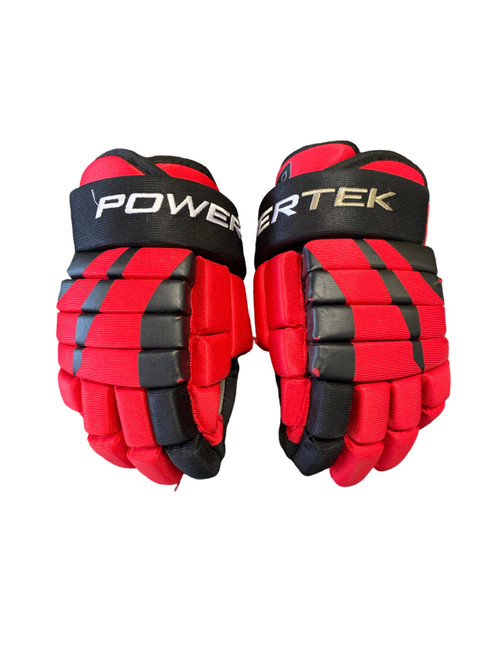Vist Large View of Product Image Which is Used Powertek V 5.0 Junior Gloves Red 11"