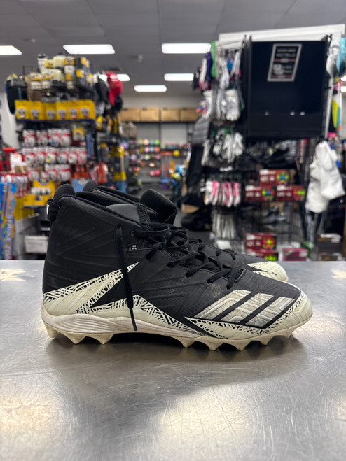 Vist Large View of Product Image Which is Used Adidas Adult FB Cleats Black Senior 12.5