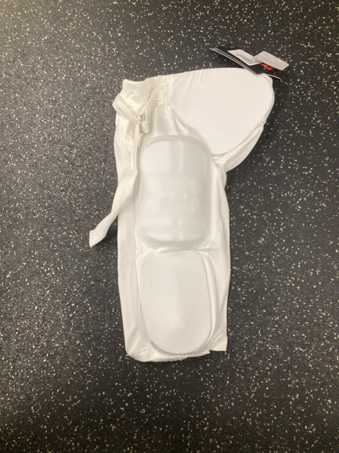 Vist Large View of Product Image Which is Used Under Armour Youth FB Integrated Pants White SM