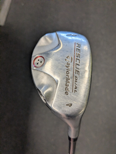 Vist Large View of Product Image Which is Used Taylormade RESCUE DUAL Mens Hybrid Club RH 4 Hybrid