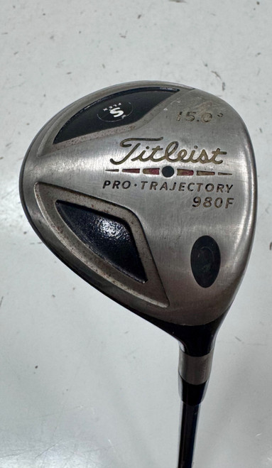 Vist Large View of Product Image Which is Used Titleist 980F 15 DEGREE Mens Fairway Wood RH 3 Wood