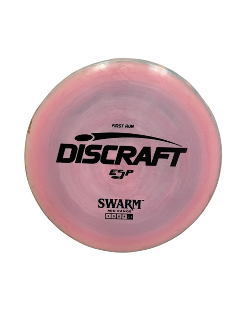 Vist Large View of Product Image Which is Used Discraft ESP Swarm 171g Disc Golf Mid Range Pink 