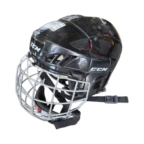 Vist Large View of Product Image Which is Used CCM 50 HELMET COMBO Helmet Cage Combo Black SM