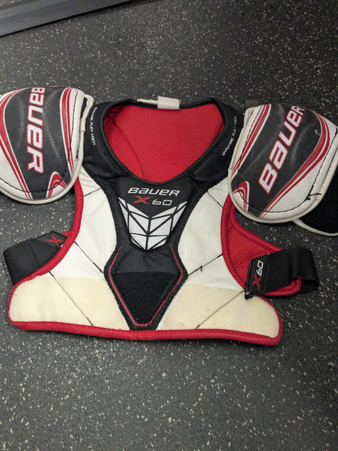 Vist Large View of Product Image Which is Used Bauer X60 Junior Shoulder Pads MD