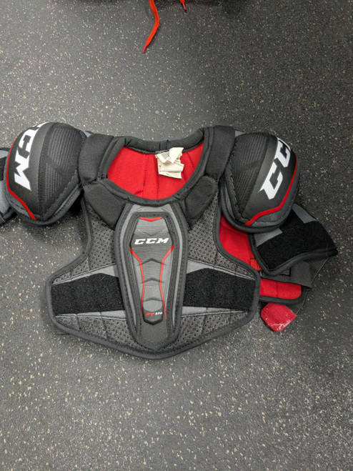 Vist Large View of Product Image Which is Used CCM FT370 Junior Shoulder Pads SM