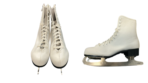 Vist Large View of Product Image Which is Used VIC WomensFigure Skate White Senior 8