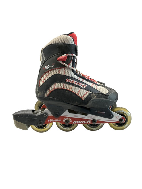 Vist Large View of Product Image Which is Used Bauer XTRA 6.0 Senior Rec Fitness Skates Black Senior 6