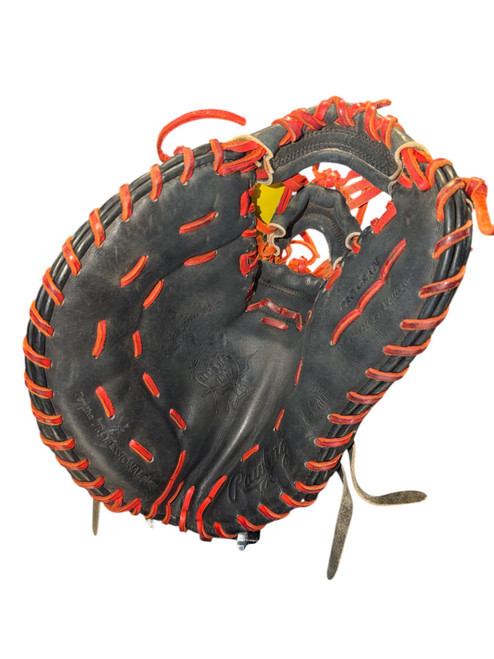 Vist Large View of Product Image Which is Used Rawlings HEART OF THE HIDE CMHCB2-21 BB/SB First Base LH Throw Black 12 3/4"