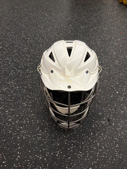 Vist Large View of Product Image Which is Used Cascade CPVR Lacrosse Helmet White XS