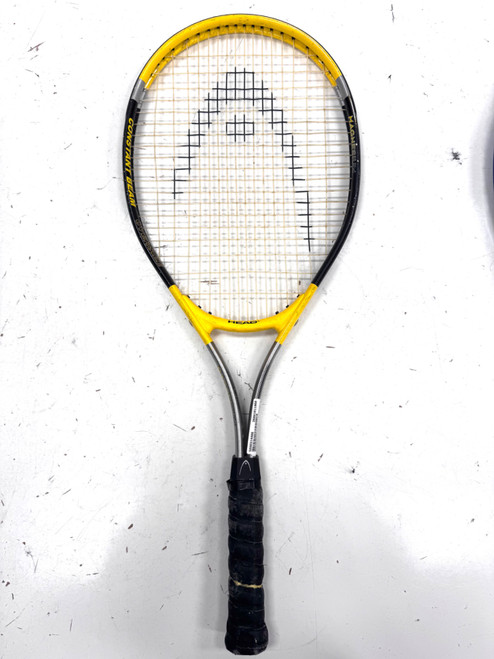 Vist Large View of Product Image Which is Used Head Racquet CONSTANT BEAM Adult Tennis Racquet Yellow 4 1/2"