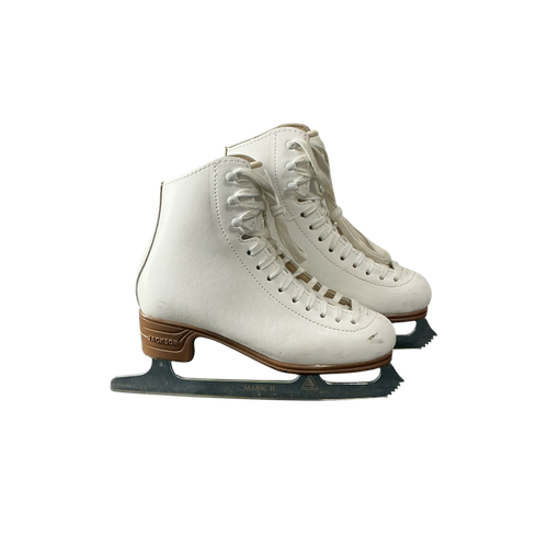 Vist Large View of Product Image Which is Used Jackson MYSTIQUE Girls Figure Skate White Junior 04