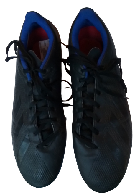 Vist Large View of Product Image Which is Used Adidas Soccer Cleats Black Senior 10