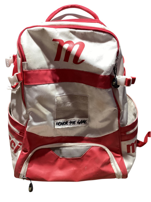 Vist Large View of Product Image Which is Used Marucci HONOR THE GAME BB/SB Player Backpack Red