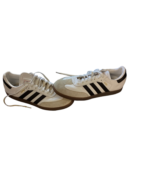 Vist Large View of Product Image Which is Used Adidas Soccer Indoor Shoes Black Senior 9