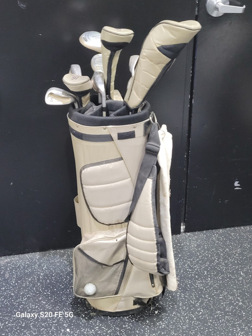 Vist Large View of Product Image Which is Used LPGA FINESSE SQUARE TWO Womens Complete Set RH 11 Piece Set *No Putter*  