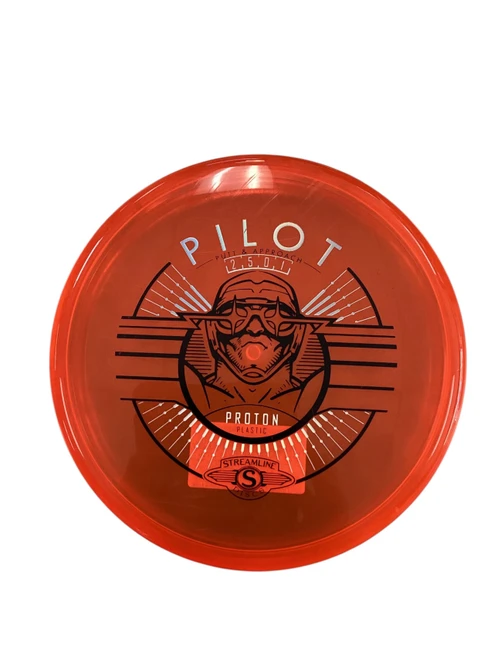 Vist Large View of Product Image Which is Used STEAMLINE PILOT Disc Golf Driver Orange