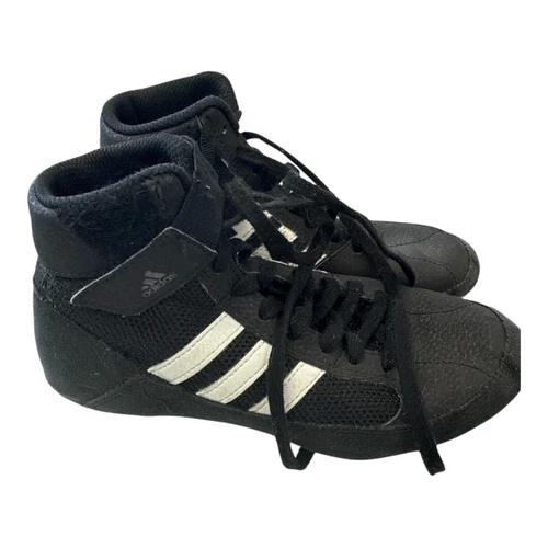 Vist Large View of Product Image Which is Used Adidas Wrestling Shoes Black Junior 03.5