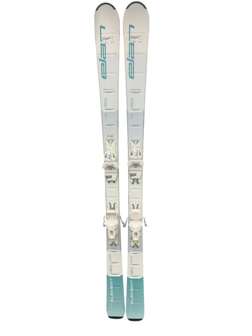 Vist Large View of Product Image Which is Used Elan ELEMENT Womens DH Ski/Binding Carolina Blue 160 cm