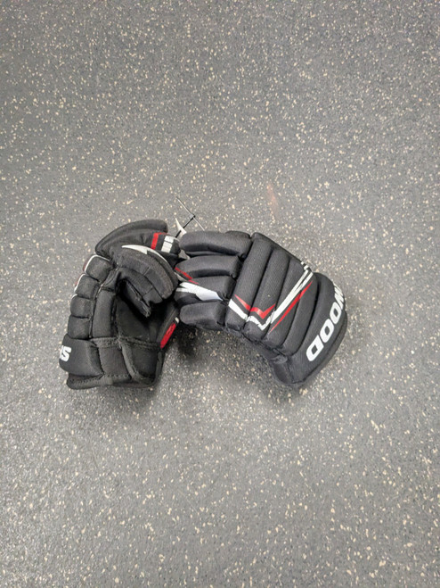 Vist Large View of Product Image Which is Used Sher-wood CODE Junior Gloves Black 10"