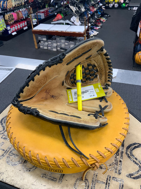 Vist Large View of Product Image Which is Used Rawlings PP80 BB/SB Glove RH Throw Brown 10 1/2"