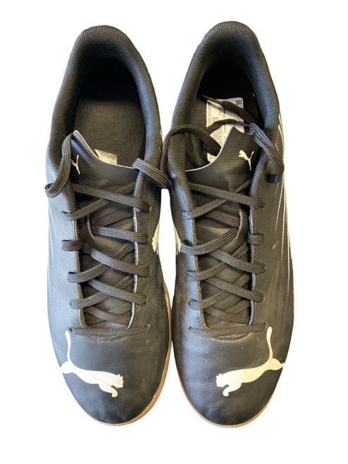 Vist Large View of Product Image Which is Used Puma Soccer Indoor Shoes Black Senior 9.5