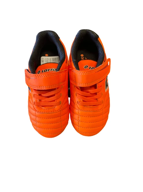 Vist Large View of Product Image Which is Used Lotto Soccer Cleats Orange Youth 08.0