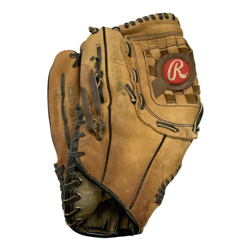 Vist Large View of Product Image Which is Used Rawlings BSH130OVA BB/SB Glove LH Throw Brown 13"