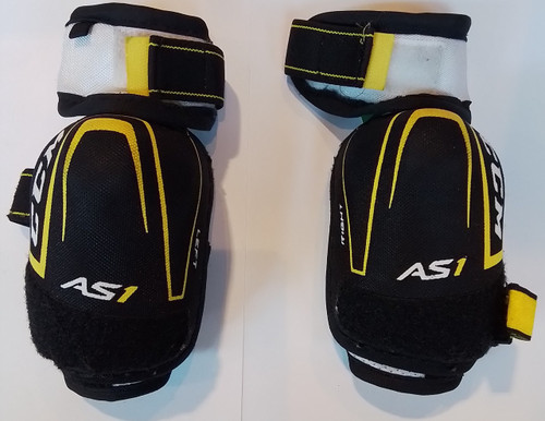 Vist Large View of Product Image Which is Used CCM AS1 Youth Elbow Pads SM