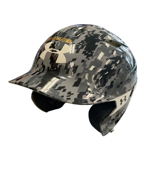 Vist Large View of Product Image Which is Used Under Armour BATTING HELMET CAMO Batting Helmet No Mask Camouflage MD