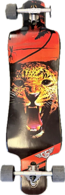 Vist Large View of Product Image Which is Used Gravity Jaguar Longboard Black Long