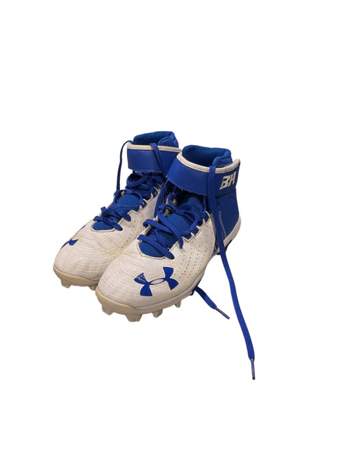 Vist Large View of Product Image Which is Used Under Armour BH BB/SB Cleats Royal Blue Junior 04