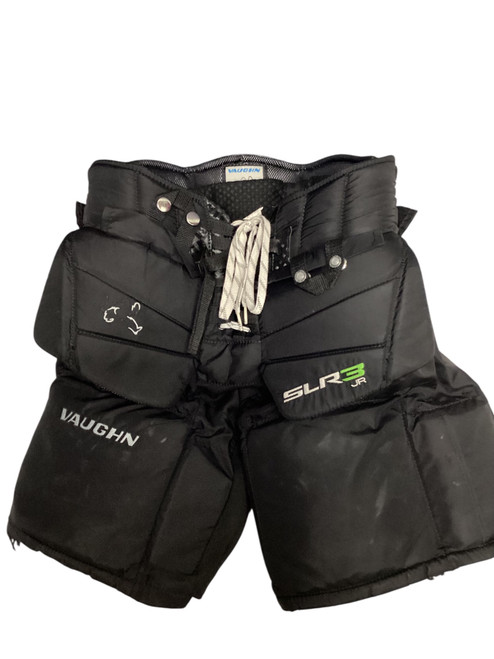 Vist Large View of Product Image Which is Used Vaughn SLR3 Junior Goalie Pant Black MD