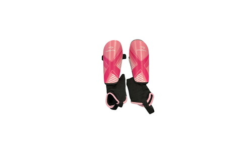 Vist Large View of Product Image Which is Used Soccer Shin Guards Junior Pink LG