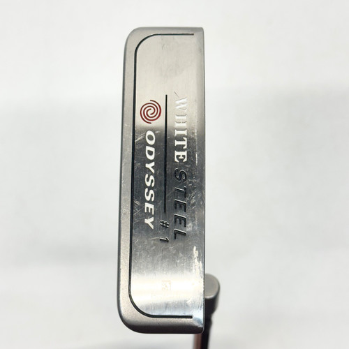 Vist Large View of Product Image Which is Used Odyssey WHITE STEEL Mens Putter RH