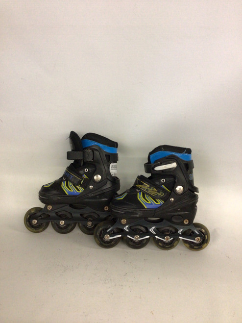 Vist Large View of Product Image Which is Used ROLLER SKATES Child Roller Quad Skates Black Adjustable