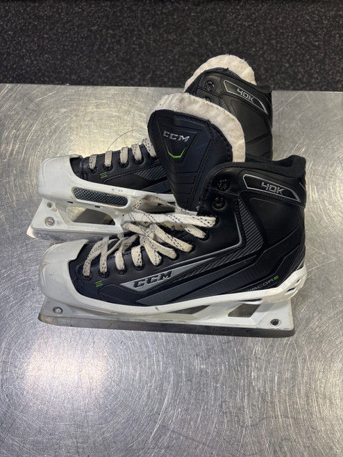Vist Large View of Product Image Which is Used CCM 40K SKATES Senior Goalie Skate Senior 10