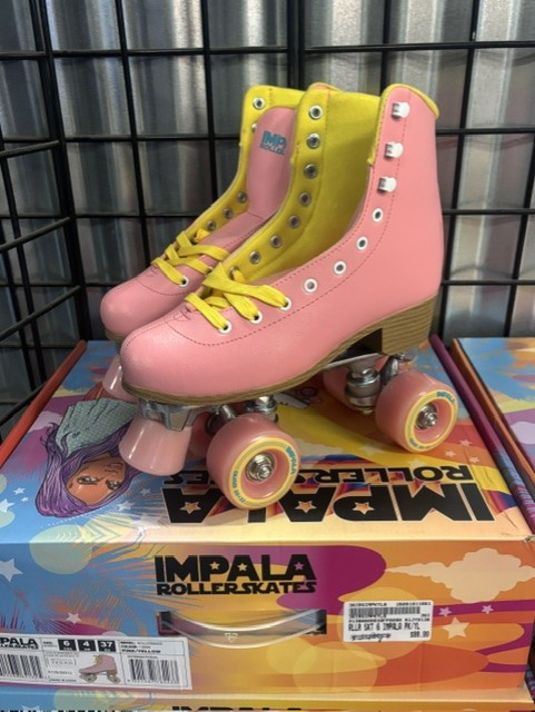 Vist Large View of Product Image Which is New Roller Skate 8 IMPALA PK/YL