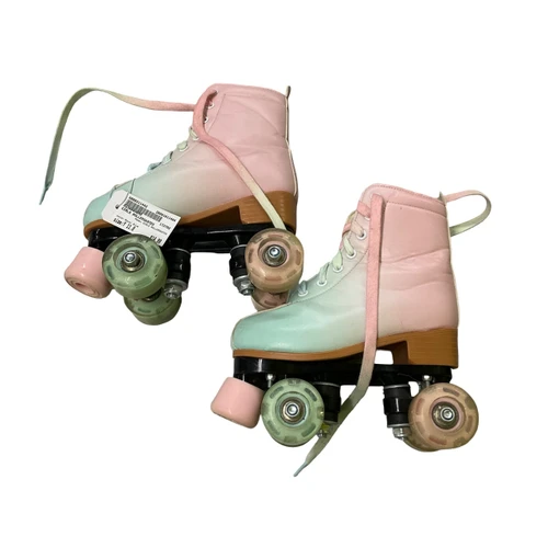 Vist Large View of Product Image Which is Used GIRLS ROLLERSKATES Child Roller Quad Skates Royal Blue Youth 11.0