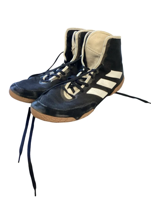 Vist Large View of Product Image Which is Used Adidas Wrestling Shoes Black Senior 13